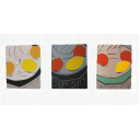 Patch Collection: Round-a-bout Matisse, 3 Stillleben mit Zitrone und Orangen